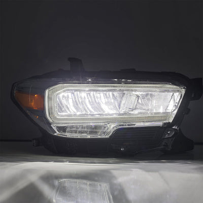 Chrome LUXX-Series Crystal Headlights <br> 16-23 Toyota Tacoma