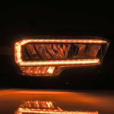 LUXX-Series LED DRL Crystal Headlights <br> 16-23 Toyota Tacoma