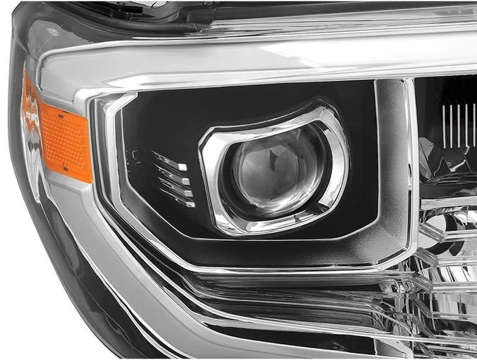 PRO-Series LED DRL Sequential Projector Headlights <br> 14-18 Toyota Tundra
