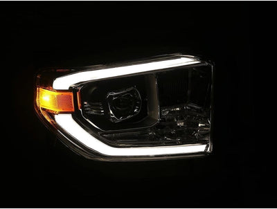 PRO-Series LED DRL Sequential Projector Headlights <br> 14-18 Toyota Tundra