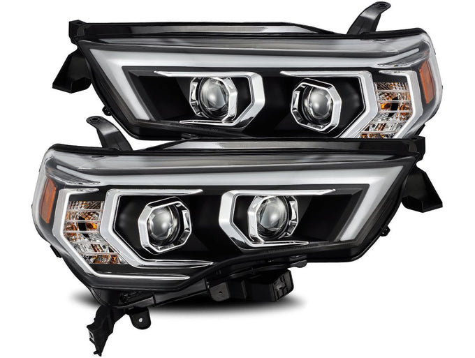 LUXX Active LED DRL Sequential Projector Headlights <br> 14-22 Toyota 4Runner