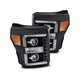 LUXX Active LED DRL Sequential Projector Headlights <br> 14-22 Toyota 4Runner