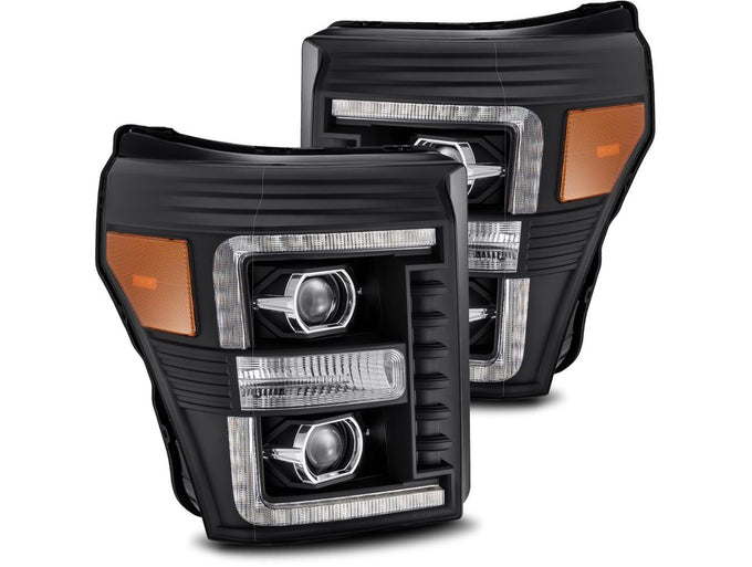 LUXX Active LED DRL Sequential Projector Headlights <br> 14-22 Toyota 4Runner