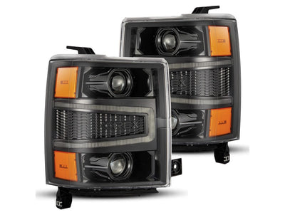 LUXX Active LED DRL Sequential Projector Headlights <br> 14-22 Toyota 4Runner