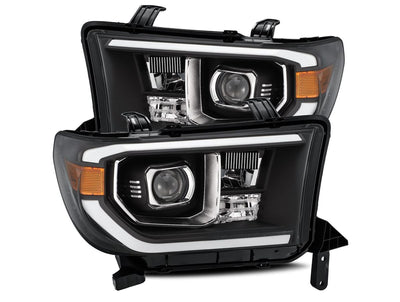 LUXX Active LED DRL Sequential Projector Headlights <br> 14-22 Toyota 4Runner
