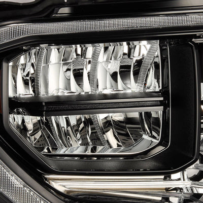 Alpha Black LUXX Series Crystal Headlights <br> 14-21 Toyota Tundra