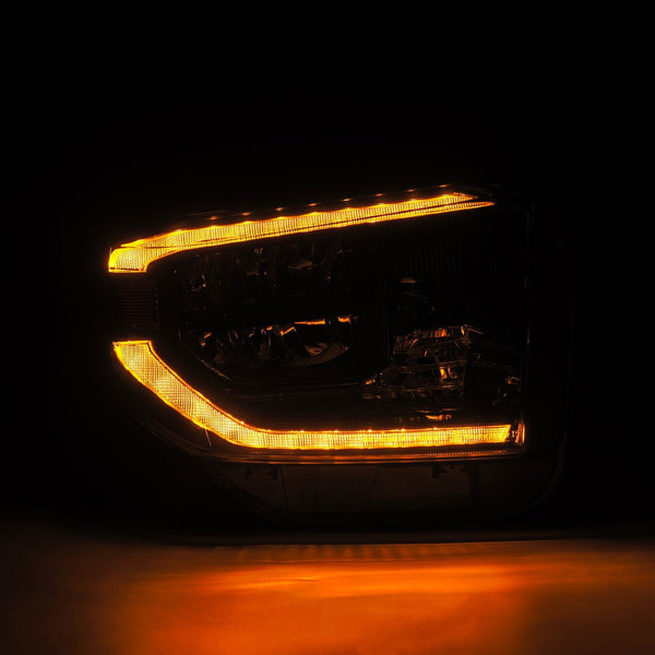 Alpha Black LUXX Series Crystal Headlights <br> 14-21 Toyota Tundra