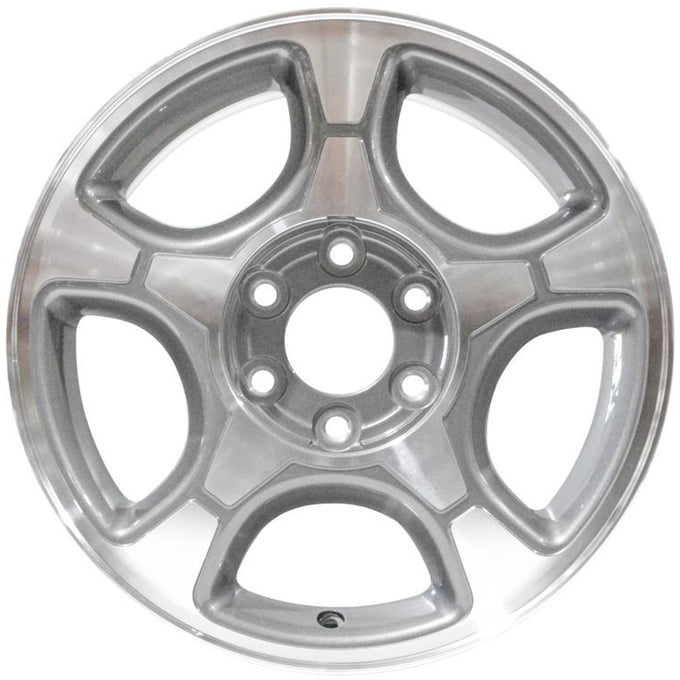 17 x 7 In. Factory New Alloy Wheel <br> 04-09 Chevrolet Trailblazer