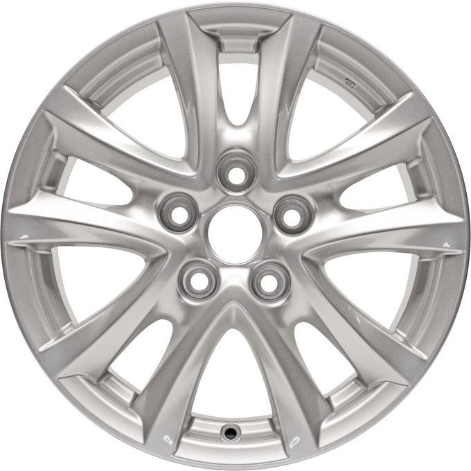 16 x 6.5 In. Factory New Alloy Wheel <br> 14-16 Mazda Mazda3