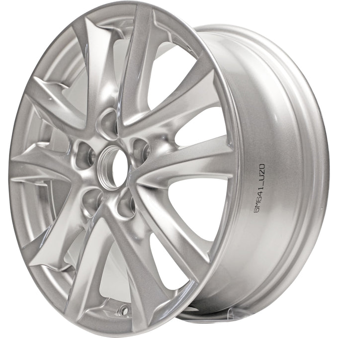 16 x 6.5 In. Factory New Alloy Wheel <br> 14-16 Mazda Mazda3