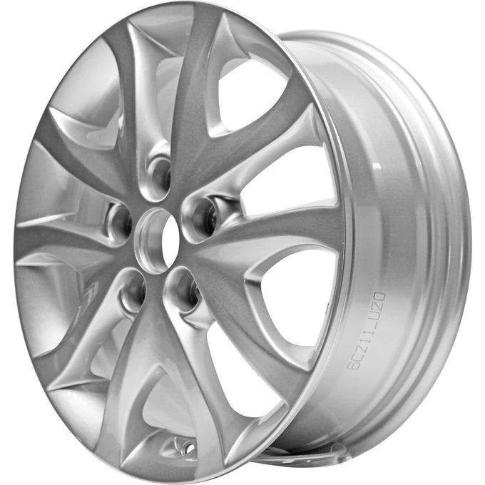 16 x 6 In. Factory New Alloy Wheel <br> 09-10 Hyundai Elantra