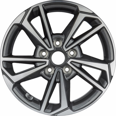 16 x 6.5 In. Factory New Alloy Wheel <br> 22-24 Kia Forte