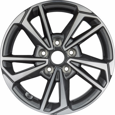 16 x 6.5 In. Factory New Alloy Wheel <br> 22-24 Kia Forte
