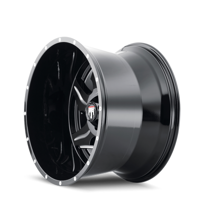 Ninja AT163 Gloss Black Milled Wheel <br> 03-26 Ford F-150 Lightning Expedition