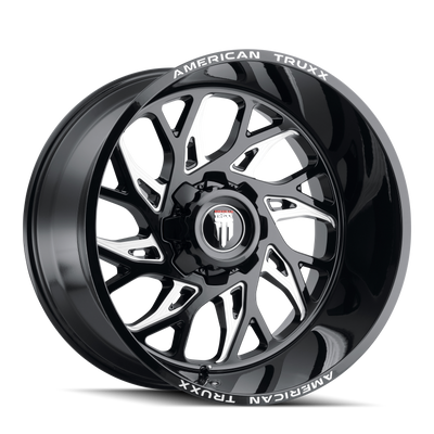 Destiny AT1913 Gloss Black Milled Wheel <br> 99-26 Ford F-250 F-350 Super Duty