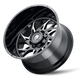Destiny AT1913 Gloss Black Milled Wheel <br> 99-26 Ford F-250 F-350 Super Duty