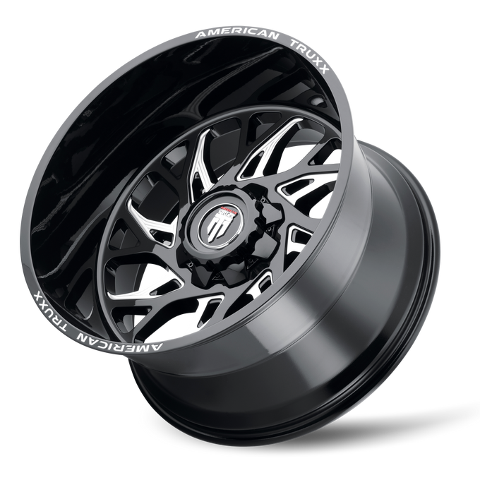 Destiny AT1913 Gloss Black Milled Wheel <br> 99-26 Ford F-250 F-350 Super Duty