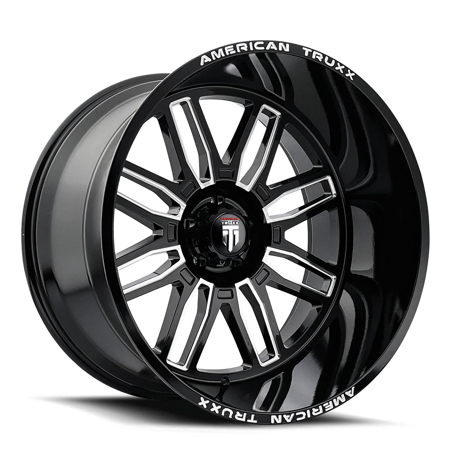 Restless AT1915 Gloss Black Milled Wheel <br> 03-26 Ford F-150 Lightning Expedition