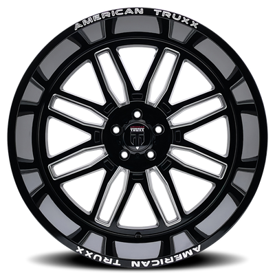 Restless AT1915 Gloss Black Milled Wheel <br> 03-26 Ford F-150 Lightning Expedition