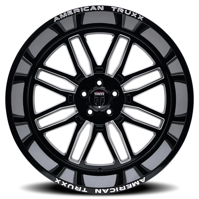 Restless AT1915 Gloss Black Milled Wheel <br> 03-26 Ford F-150 Lightning Expedition