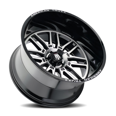 Restless AT1915 Gloss Black Mach Wheel <br> 03-26 Ford F-150 Lightning Expedition