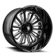 Butcher AT1916 Gloss Black Milled Wheel <br> 03-26 Ford F-150 Lightning Expedition