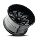 Butcher AT1916 Gloss Black Milled Wheel <br> 03-26 Ford F-150 Lightning Expedition