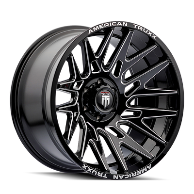 Evolution AT1919 Gloss Black Milled Wheel <br> 03-26 Ford F-150 Lightning Expedition
