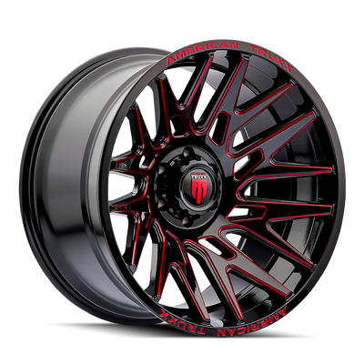 Evolution AT1919 Gloss Black Prizm Red Wheel <br> 03-26 Ford F-150 Lightning Expedition