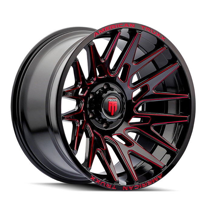 Evolution AT1919 Gloss Black Prizm Red Wheel <br> 03-26 Ford F-150 Lightning Expedition