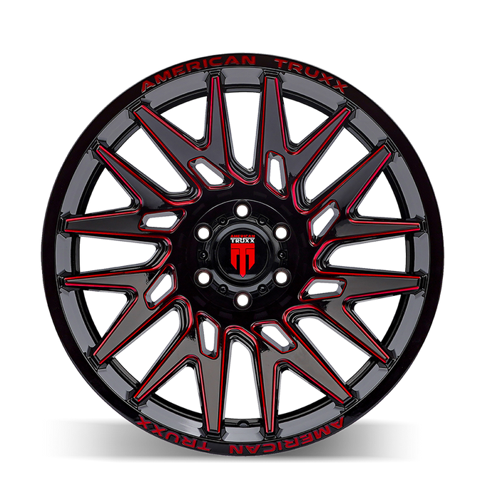 Evolution AT1919 Gloss Black Prizm Red Wheel <br> 03-26 Ford F-150 Lightning Expedition