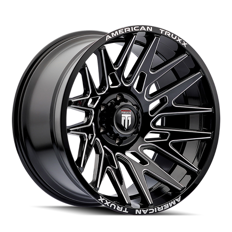 Evolution AT1919 Gloss Black Mill Wheel <br> 99-26 Ford F-250 F-350 Super Duty