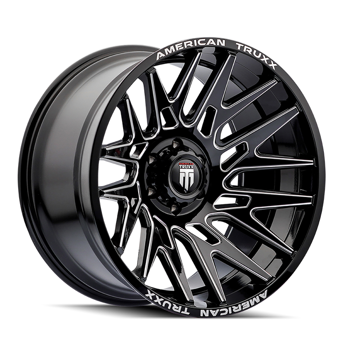 Evolution AT1919 Gloss Black Mill Wheel <br> 99-26 Ford F-250 F-350 Super Duty