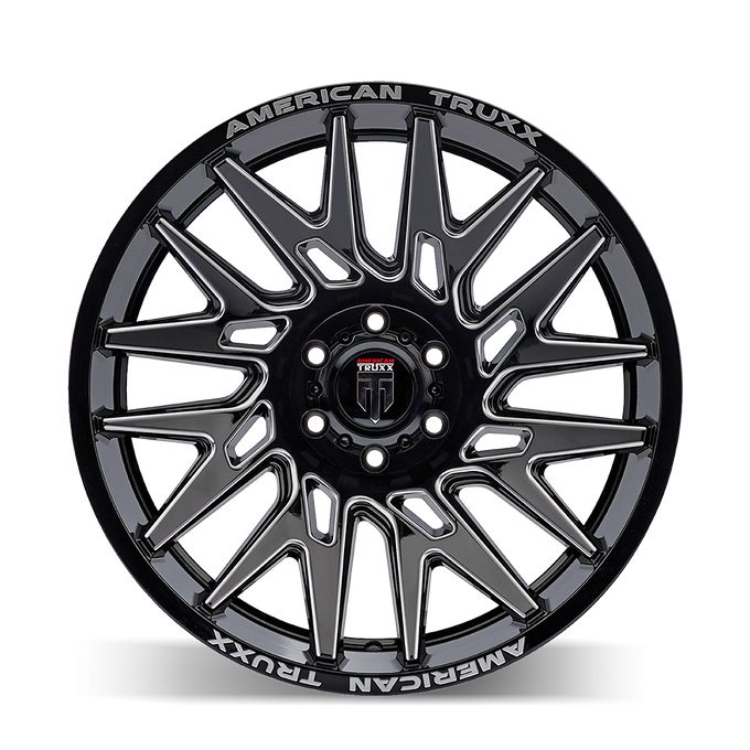 Evolution AT1919 Gloss Black Mill Wheel <br> 99-26 Ford F-250 F-350 Super Duty