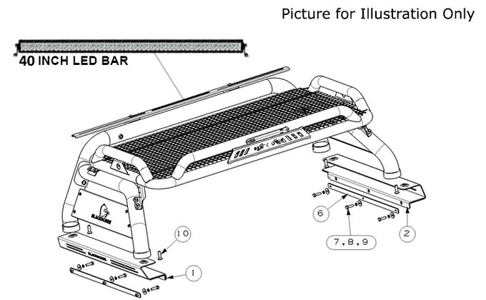 Atlas Roll Bar Kit <br>19-23 Ford Ranger