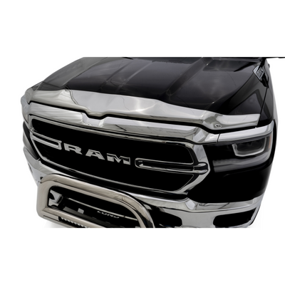 Aeroskin Flush Mount Chrome Hood Protector <br>19-22 Ram 1500