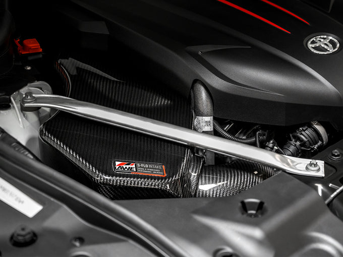 S-FLO Carbon Intake Lid <br>20,23-25 Toyota GR Supra