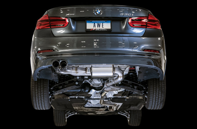 Touring Edition Axle-back Exhaust <br>12-16 BMW 328I, 17-20 430I