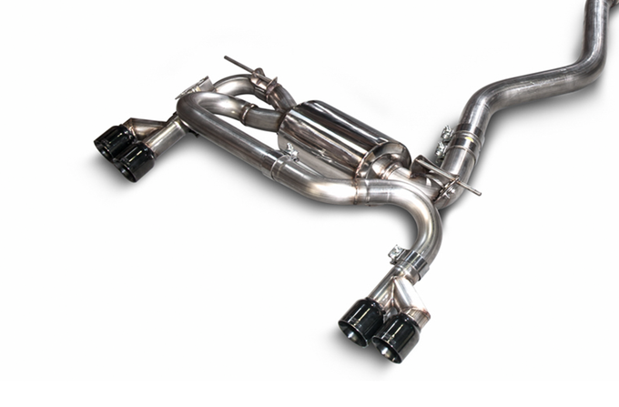 Touring Edition Axle-back Exhaust, Quad Outlet <br>12-16 BMW 328i, 13-16 328i xDrive, 14-16 428i xDrive