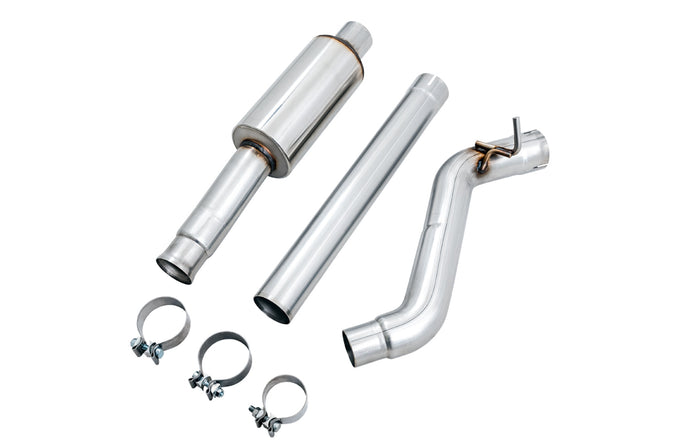 Resonated Mid Pipe <br>18-24 Jeep Wrangler