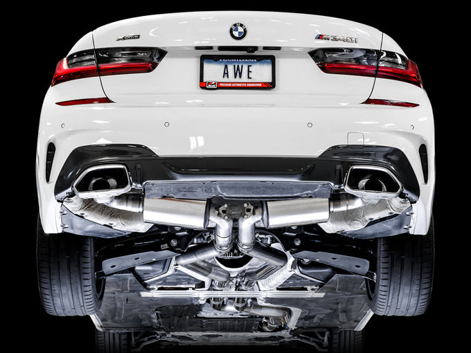 Non-Resonated Touring Edition Exhaust <br>20-24 BMW M340i M340i xDrive, 21-25 M440i xDrive