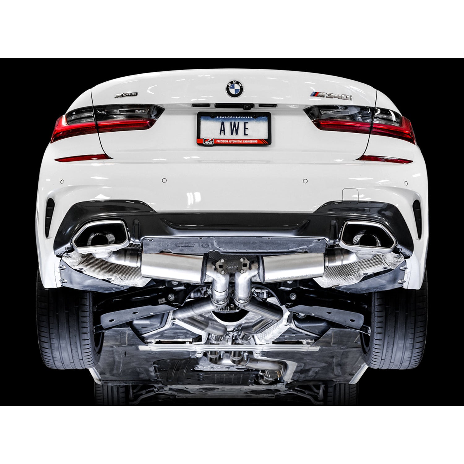 Resonated Touring Edition Exhaust <br>20-24 BMW M340i xDrive, 21-25 M440i xDrive