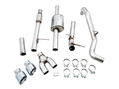 0FG Catback Dual Side Exit Exhaust <br>19-25 Chevrolet Silverado 1500