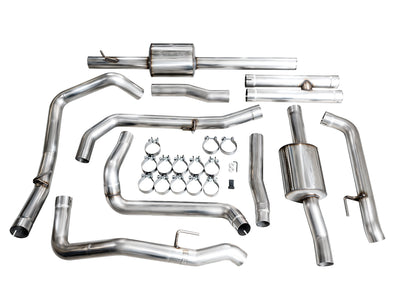 0FG Catback Split Rear Exit Exhaust <br>19-25 Chevy Silverado, GMC Sierra 1500