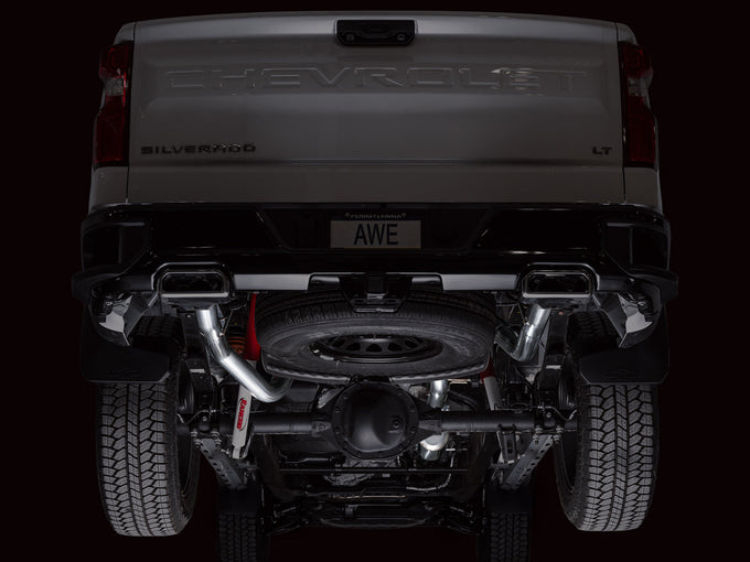 0FG Catback Split Rear Exit Exhaust <br>19-25 Chevy Silverado, GMC Sierra 1500
