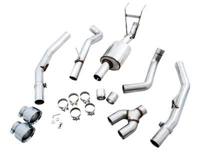 0FG Dual Rear Exit Catback <br>09-24 Ram 1500
