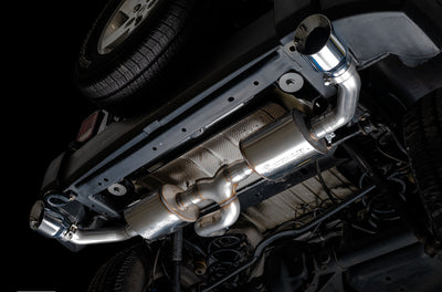 Tread Edition Axleback Dual Exhaust <br>12-17 Jeep Wrangler