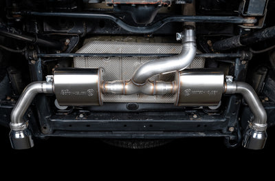 Tread Edition Axleback Dual Exhaust <br>12-17 Jeep Wrangler