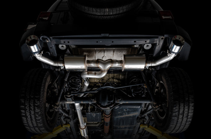 Tread Edition Axleback Dual Exhaust <br>12-17 Jeep Wrangler