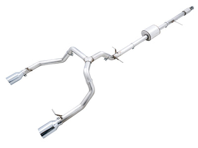 0FG Catback Split Rear Exit Exhaust <br>19-25 Chevy Silverado, GMC Sierra 1500